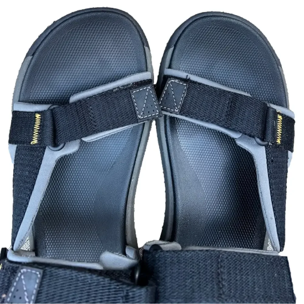 Dockers black Men’s sandals, EUC size 10 Adjustable sports hiking shoe